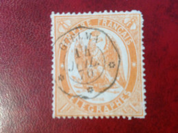 FRANCE TELEGRAPHES N° 7 Oblitéré GUELMA 1870 - Telegraaf-en Telefoonzegels