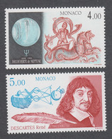 Monaco -Timbres Neufs ** Planète Neptune Et Descartes - N° 2066 Et 2067 - Très Beaux Sans Charnières - Luxe - Unused Stamps