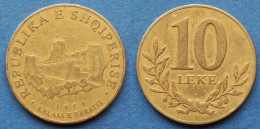 ALBANIA - 10 Leke 1996 "Berat Castle" KM# 77 Republic (1996) - Edelweiss Coins - Albanien