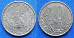 ALBANIA - 10 Leke 2013 "Berat Castle" KM# 77a Republic (1996) - Edelweiss Coins - Albanien