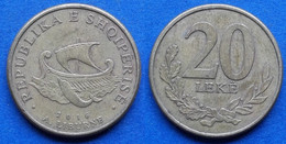 ALBANIA - 20 Leke 2016 "Liburne" KM# 78a Republic (1996) - Edelweiss Coins - Albanien