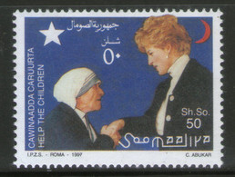 Somalia 1997 Mother Teresa & Diana Nobel Prize Winner 1v MNH # 5948A - Madre Teresa