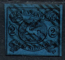 47 Wolfenbüttel Auf 2 Silbergroschen Blau - Braunschweig Nr. 7 A - Braunschweig