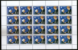 Somalia 1997 Mother Teresa & Diana Nobel Prize Winner Sheet Of 20 Stamps MNH # 5948SH - Mère Teresa