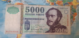 HUNGARY 5000 FORINT P 182 1999 USED - Hungary
