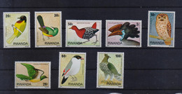 RWANDA STAMPS 1980/BIRDS-MNH-COMPLETE SET(110) - Passereaux