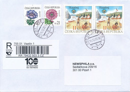 Czech Rep. / Comm. R-label (2020/72) Vsetin 1: 100 Years Of Scouting In The Vsetin Region (X0228) - Brieven En Documenten