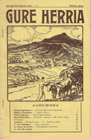 "GURE HERRIA"n°1/1973 < CULTE à MUSCULDY/AZKEN ELURRA/HAIZE HEGOA/GARAZIN/Sc.Som. - Pays Basque