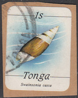 Tonga 1984-85 Used Sc #563 1s Swainsonia Casta Sea Shell - Tonga (1970-...)