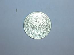 ALEMANIA. 1/2 MARCO PLATA 1907 A (1692) - 1/2 Mark