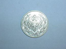 ALEMANIA. 1/2 MARCO PLATA 1907 D (1693) - 1/2 Mark