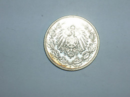 ALEMANIA. 1/2 MARCO PLATA 1907 E (1694) - 1/2 Mark
