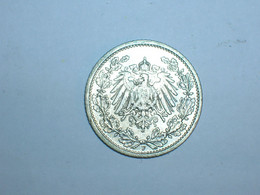 ALEMANIA. 1/2 MARCO PLATA 1907 F (1695) - 1/2 Mark