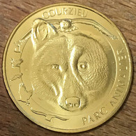 69 PARC ANIMALIER DE COURZIEU LOUP 2018 MÉDAILLE SOUVENIR MONNAIE DE PARIS JETON TOURISTIQUE MEDALS COINS TOKENS - 2018