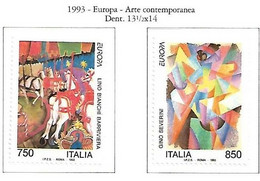 ITALIA - 1993 - N. 2083/84** (CATALOGO UNIFICATO) - 1991-00:  Nuovi