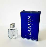 Miniatures De Parfum  LANVIN L'HOMME   De LANVIN  EDT   5 Ml  + BOITE - Miniatures Hommes (avec Boite)