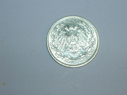 ALEMANIA. 1/2 MARCO PLATA 1915 F (1732) - 1/2 Mark