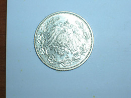 ALEMANIA. 1/2 MARCO PLATA 1917 E (1742) - 1/2 Mark