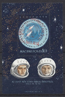 HUNGARY-1963.Souv.Sheet - 1st Woman Cosmonaut (DH2)   USED!!!!  Mi.Bl.38. - Usado