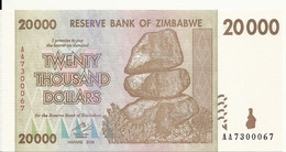 ZIMBABWE 20000 DOLLARS 2008 UNC P 73 - Zimbabwe