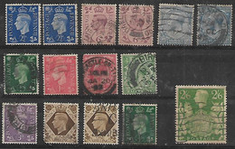 1910-50 Gran Bretaña 15v. - Sonstige & Ohne Zuordnung