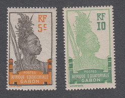 Colonies Françaises - Timbres Neufs** - Gabon - N° 82 Et 83 - Unused Stamps