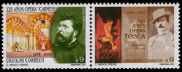 Uruguay 2000 Opera Anniversaries Unmounted Mint. - Uruguay
