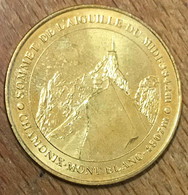 74 CHAMONIX MONT-BLANC AIGUILLE DU MIDI MDP 2008 MÉDAILLE SOUVENIR MONNAIE DE PARIS JETON TOURISTIQUE MEDALS COIN TOKENS - 2008