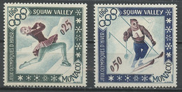 JO Squaw Valley - Monaco 1960 Y&T N°536 à 537 - Michel N°633 à 634 *** - Jeux Olympiques D'hiver - Winter 1960: Squaw Valley