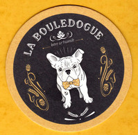 Sous-bock Cartonné - Bière - France - La Bouledogue - Brasserie Artisanale à Villebon-sur-Yvette (91) - Portavasos
