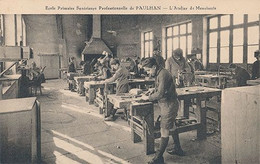 PAULHAN - ECOLE PRIMAIRE SUPERIEURE PROFESSIONNELLE DE PAULHAN - L'ATELIER DE MENUISERIE - Paulhan