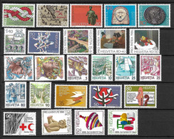 Suisse N° 1237 à 1246 Et 1248 à 1262  Neufs * *  TB = MNH VF  Voir Scans  - Ongebruikt