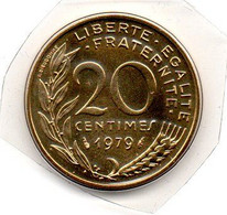 20 Centimes 1979 FDC - Sonstige & Ohne Zuordnung