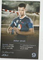 Sport : Handball : équipe De France :  Guillaume  Joli - Handball