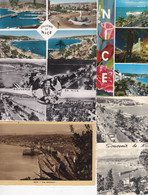 Lot De 40 Cartes Postales Sur NICE Vues Générales, Promenade Des Anglais, Le Port, Le Suquet, Le Gallus,  Voir Les Scans - Lots, Séries, Collections