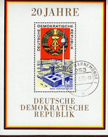 DDR Block 028 Fernsehturm Berlin Used Gestempelt TS - 1950-1970