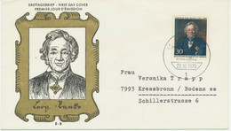 BERLIN 1970, 175. Geburtstag Von Leopold Von Ranke 1795-1886), Historiker; Gemälde Von Julius Schrader (1815-1900) 30 Pf - Storia Postale