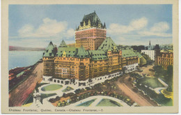 CANADA Ca. 1930/40, Very Fine Mint Coloured Postcard "Château Frontenac, Quebec" - Québec - Château Frontenac