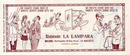B 3891 - Milano, La Lampara - Invoices