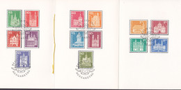 Switzerland FDC Frankomarken Timbres-Poste Francobolli Baudenkmäler Monuments Historiques Storici 1960 Complete Set !! - Otros & Sin Clasificación