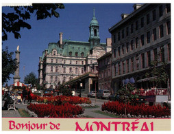 (JJ 25 A) Canada - Montreal Palce Jacques Cartier - Posted To Philippines 1992 (with Folded Stamp) - Monuments