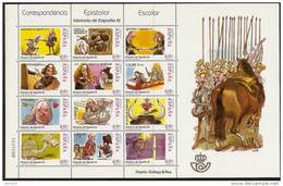 2002-ED. 3912 A 3923 H.B.-M.P.79-CORRESP.EPISTOLAR ESCOLAR.HISTORIA DE ESPAÑA III-NUEVO - Blocks & Sheetlets & Panes