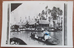 RANGOON YANGON BURMA CANAL MARKET CANOO PC CPA CPM PICTURE PHOTO POSTCARD CARTOLINA CARD - Timor Oriental