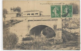 13.LUYNES.  LE GRAND PONT  TRAMWAY  AN 1916. - Luynes