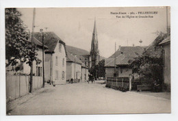 - CPA FELLERINGEN (Fellering / 68) - Vue De L'Eglise Et Grande-Rue - Edition Chadourne 962 - - Other & Unclassified