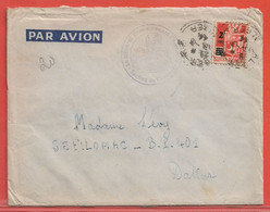 ALGERIE LETTRE DE 1944 DE ALGER POUR DAKAR SENEGAL - Storia Postale