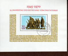 DDR Block 032 Gedenkstätte Buchenwald Used Gestempelt TS - 1950-1970