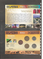 Tanzania - Folder Bolaffi "Monete Dal Mondo" Emissione  Valori UNC - Tanzania