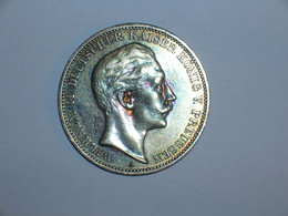 ALEMANIA/PRUSIA 3 MARCOS 1908 (3198) - 2, 3 & 5 Mark Zilver