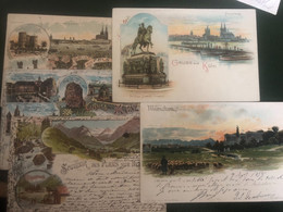 GRUSS Litho, Bex, Mainz, Coln, Münche, Koln - Verzamelingen & Kavels